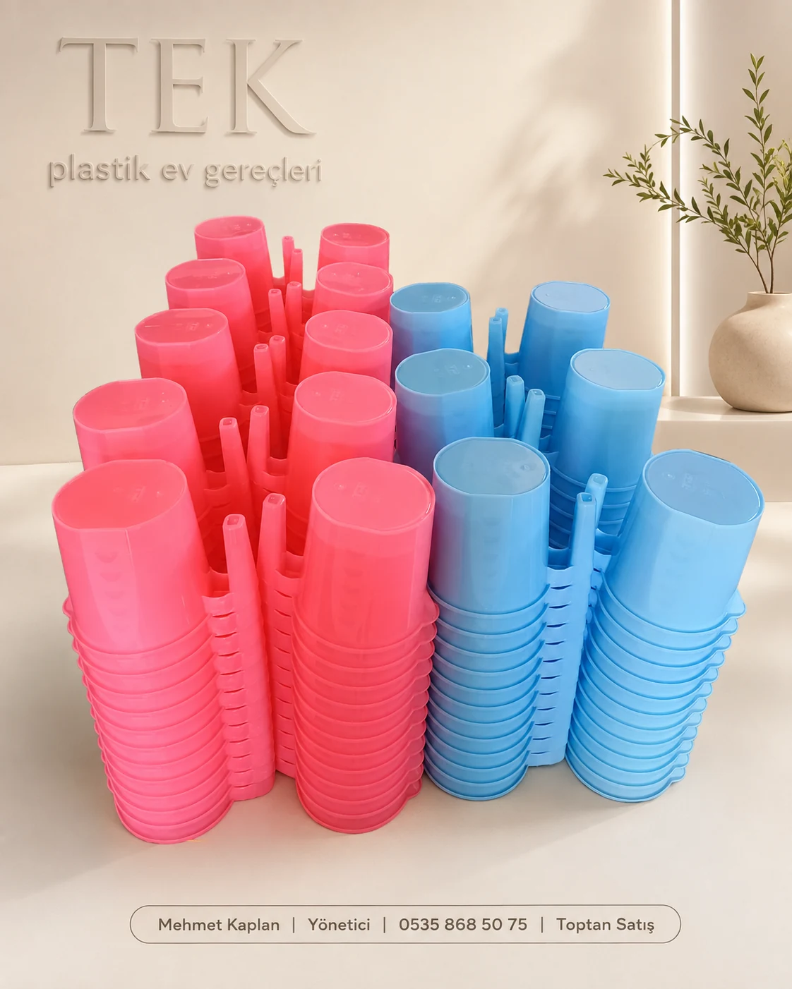 TEK Plastik Plastik Bardaklık Seti toptan satış ve imalat