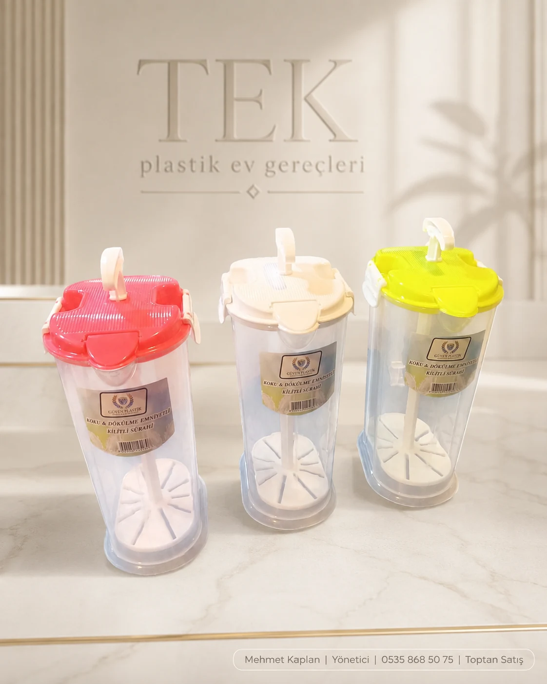 TEK Plastik Kilitli Sürahi toptan satış ve imalat