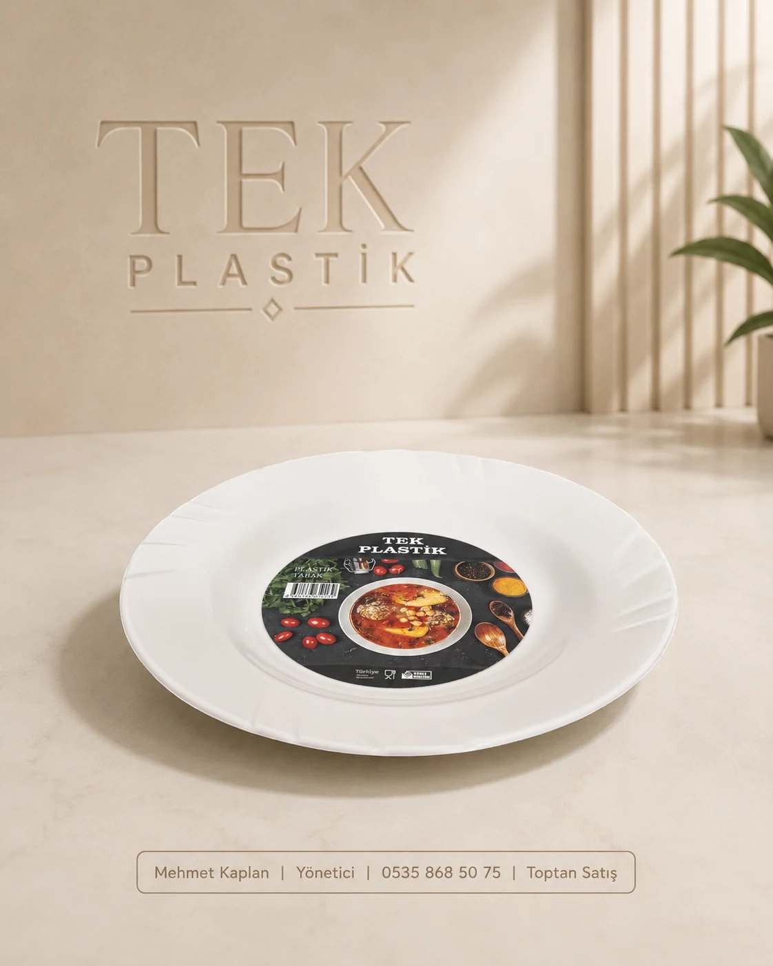 TEK Plastik Plastik Tabak toptan satış ve imalat